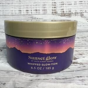 Bath And Body Works Sunset Glow Whipped Glow-tion Body Lotion Shimmer NEW